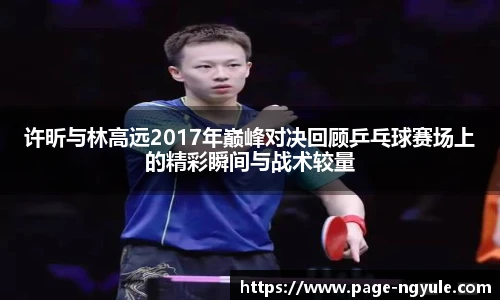 许昕与林高远2017年巅峰对决回顾乒乓球赛场上的精彩瞬间与战术较量